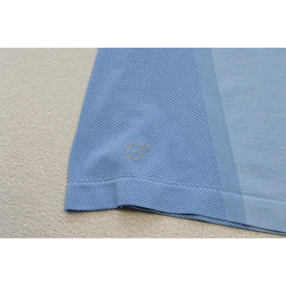 Puma Golf Polo DryCell Blues Short Sleeve Stretch Golf Shirt Mens Size Large - Picture 9 of 9